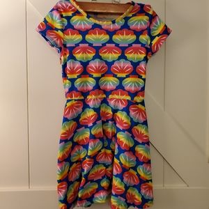 Rainbow colored dress